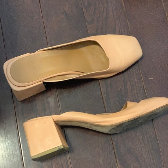 LOQ Vale Mules in Blush Pink - Picture 2 of 6